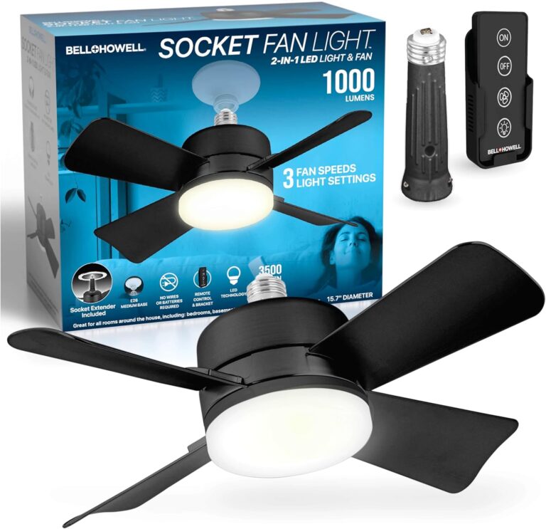 Socket LED Ceiling Fan Light