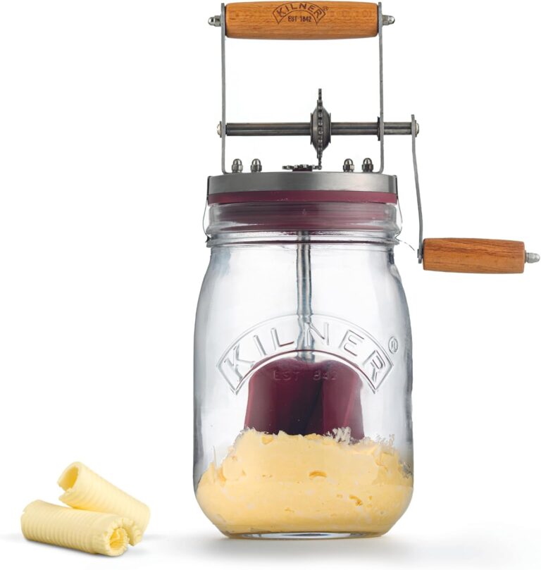 Vintage Glass Butter Churn