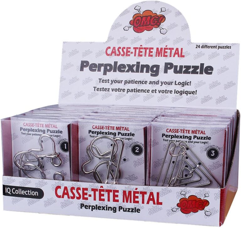 Brain Teaser Metal Wire Puzzles