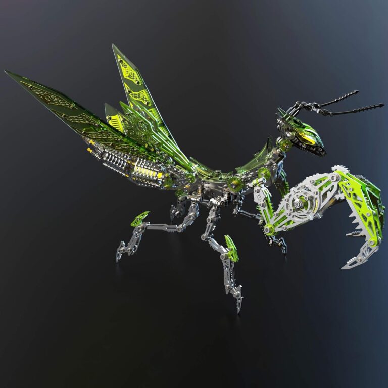 DIY punk praying mantis