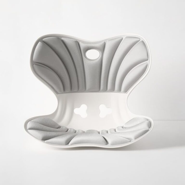 Ergonomic back support office chair cushion