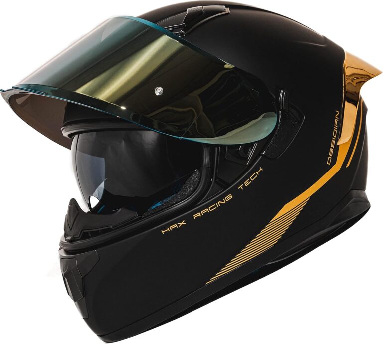 Full Face Dual Visor Adult Motorcycle Helmet