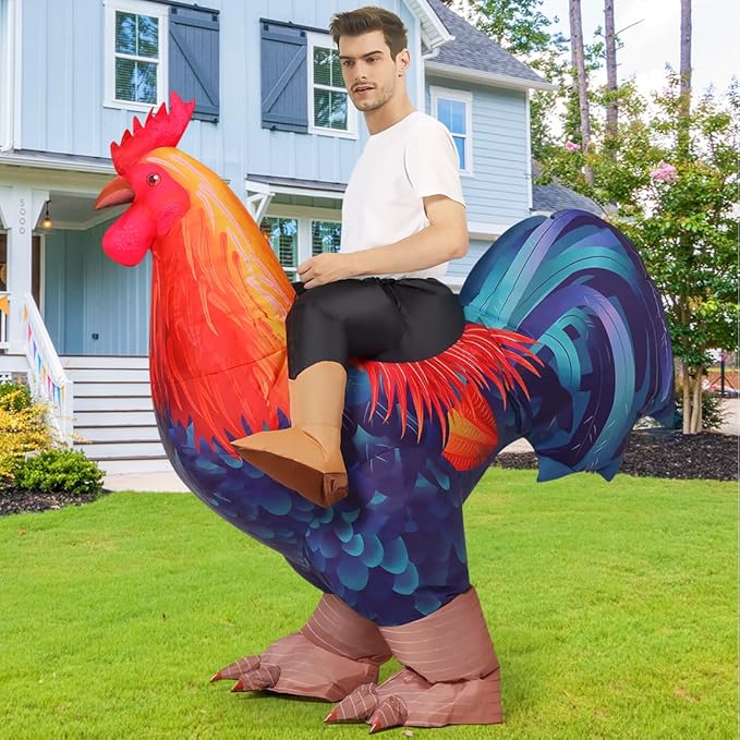 Inflatable Chicken Costume
