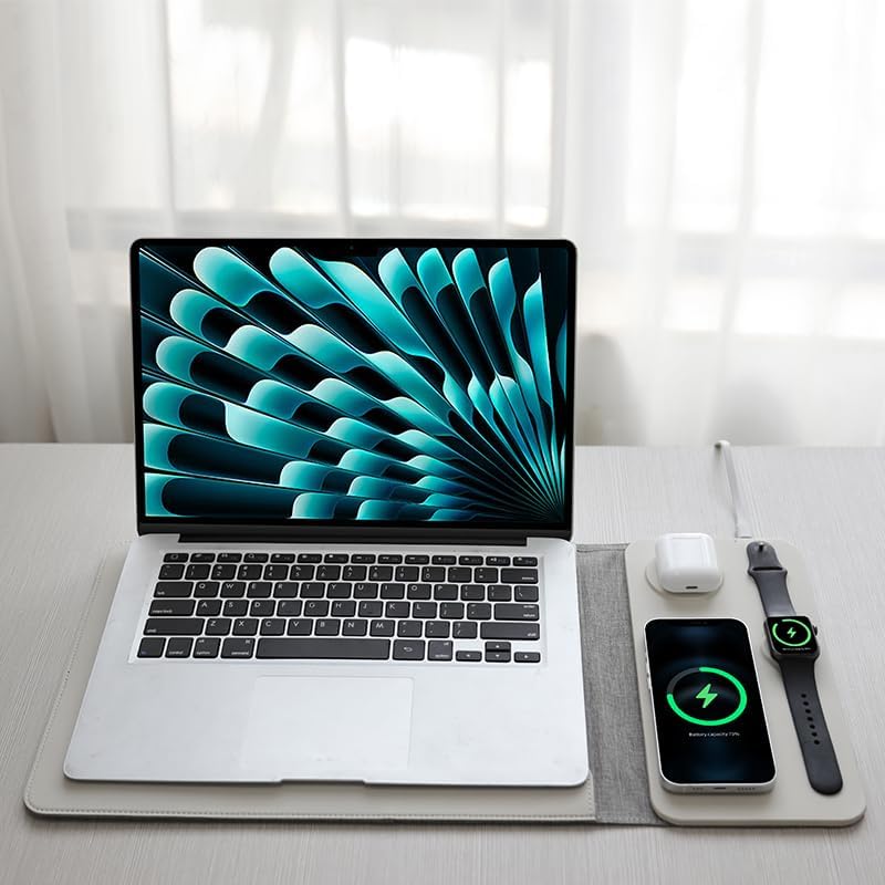 Laptop Case with Wireless Charging